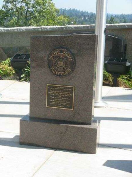 EL DORADO COUNTY VETERANS MONUMENT US COAST GUARD STONE
