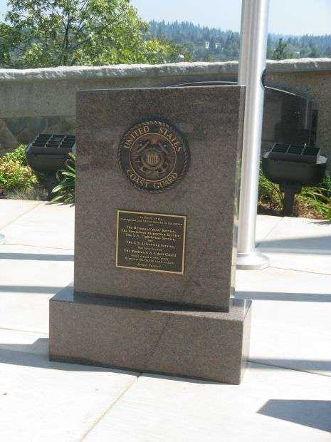 EL DORADO COUNTY VETERANS MONUMENT US COAST GUARD STONE