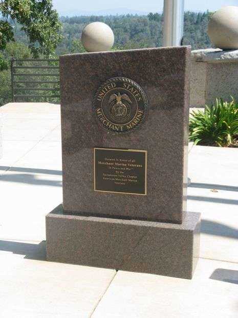 EL DORADO COUNTY VETERANS MONUMENT MERCHANT MARINE STONE