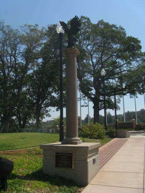 ELDORADO COUNTY VETERANS MONUMENT ENTRANCE PEDESTAL