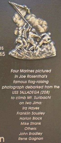 TALLADEGA COUNTY USS TALLADEGA MEMORIAL PLAQUE C