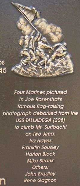 TALLADEGA COUNTY USS TALLADEGA MEMORIAL PLAQUE C