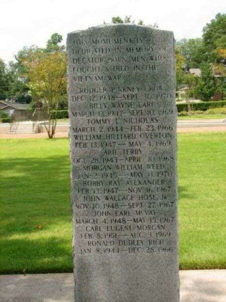 DECATUR VIETNAM WAR MEMORIAL