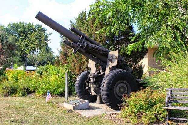 WAUSHARA COUNTY 155MM HOWITZER VETERANS CANNON