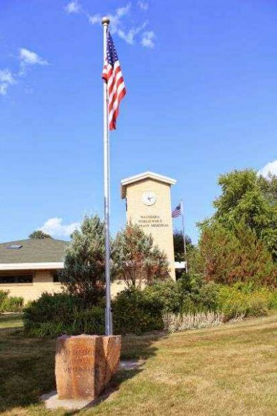 IN MEMORY OF ALL VETERANS MEMORIAL FLAGPOLE