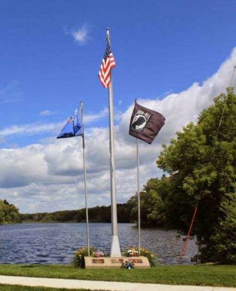 AMHERST VETERANS MEMORIAL FLAGPOLE