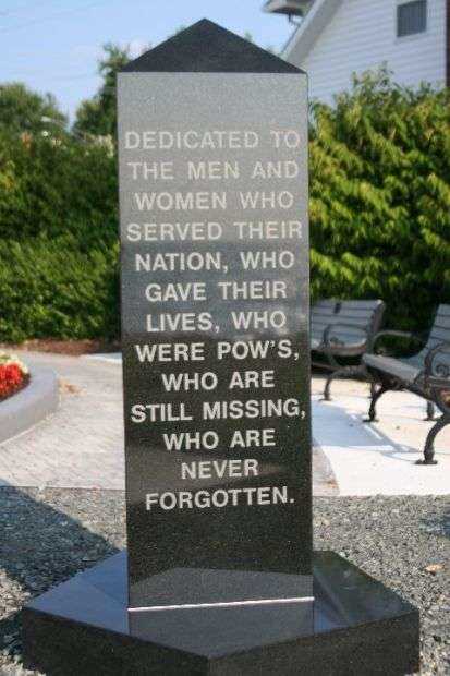 CHESAPEAKE BEACH VIETNAM WAR MEMORIAL SIDE B