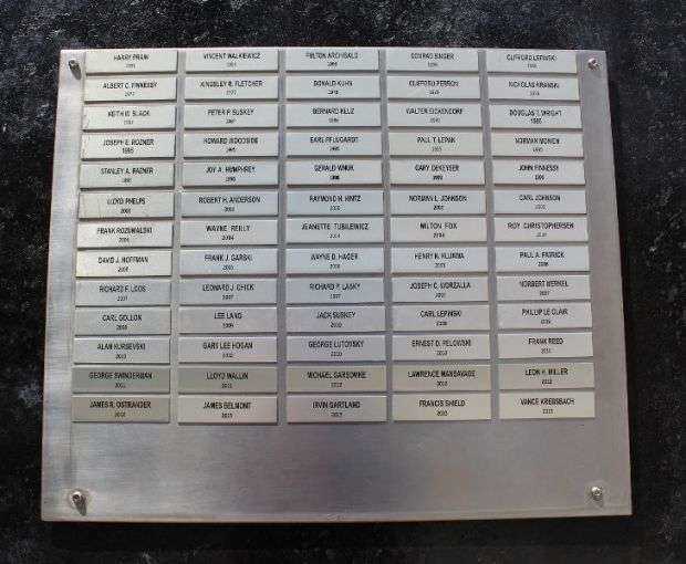 AMERICAN LEGION POST 543 WALL OF HONOR MEMORIAL PLAQUE A