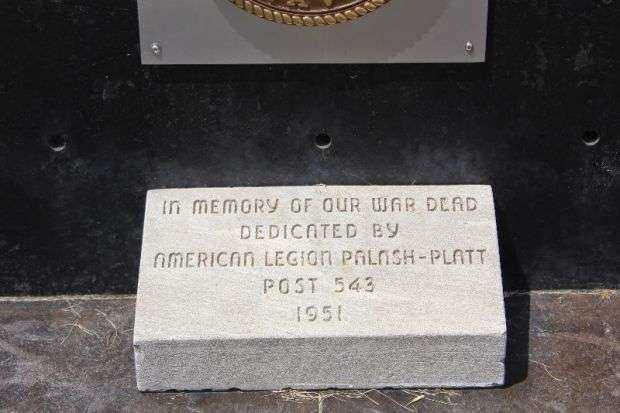 AMERICAN LEGION POST 543 WALL OF HONOR MEMORIAL DEDICATION STONE
