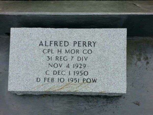 CPL ALFRED PERRY WAR MEMORIAL