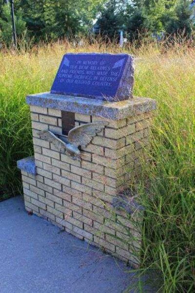 NESHKORO WAR VETERANS MEMORIAL DEDICATION STONE
