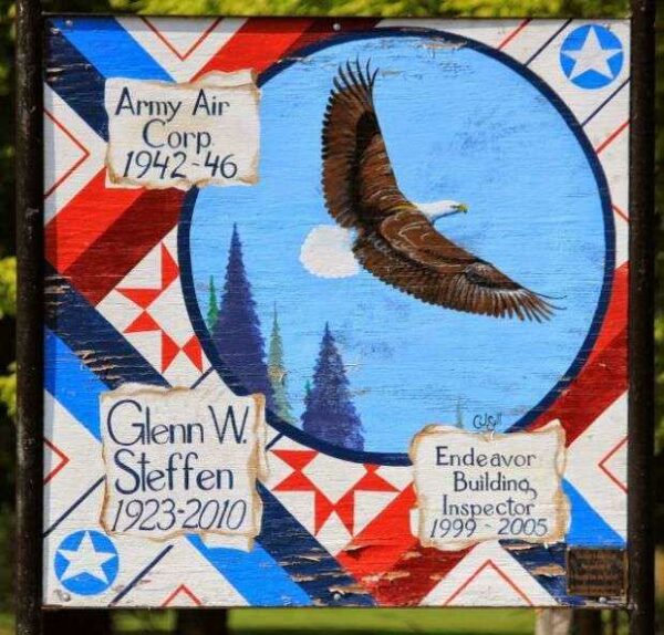 GLEN W. STEFFEN WAR MEMORIAL MURAL