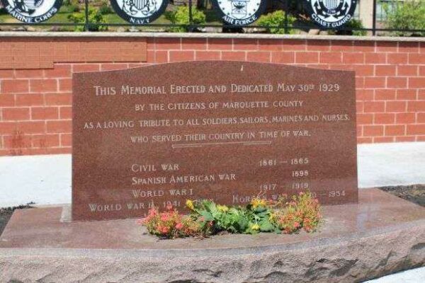 MARQUETTE COUNTY WAR VETERANS MEMORIAL