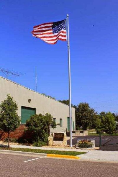 AMERICAN LEGION POST 306 VETERANS MEMORIAL FLAGPOLE