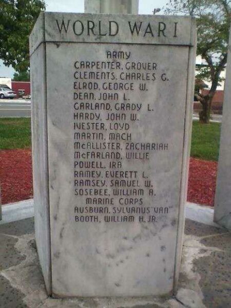 DEMOREST WAR MEMORIAL PANEL A