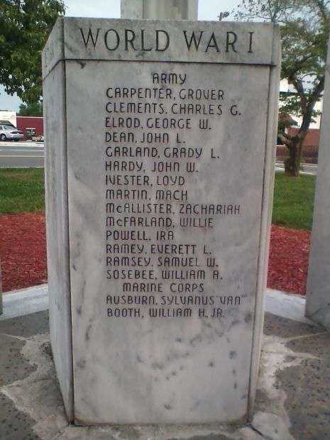 DEMOREST WAR MEMORIAL PANEL A