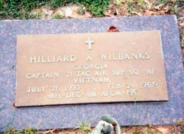 HILLIARD A WILBANKS MEDAL OF HONOR GRAVESTONE