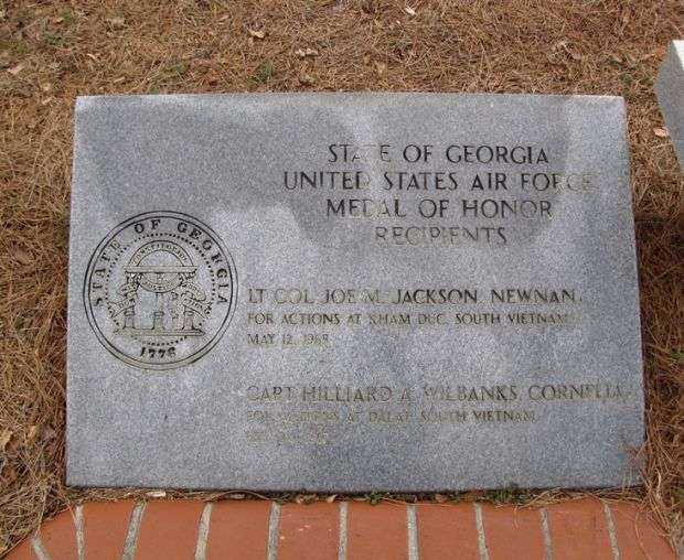 STATE OF GEORGIA UNITED STATES AIR FORCE MEDAL OF HONOR MEMORIAL