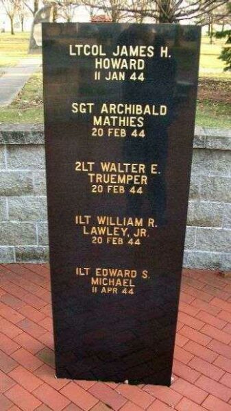 VALOR PARK MEDAL OF HONOR MEMORIAL PANEL E