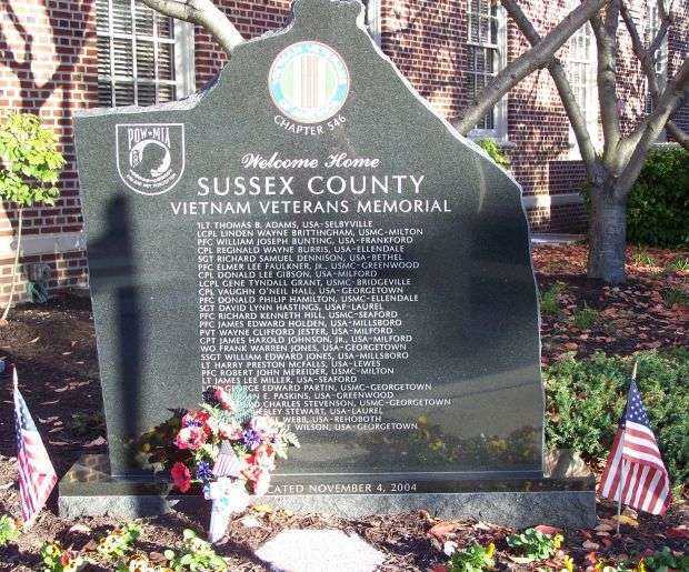 SUSSEX COUNTY VIETNAM VETERANS MEMORIAL