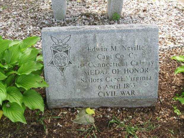CAPT EDWIN M NEVILLE MEDAL OF HONOR STONE