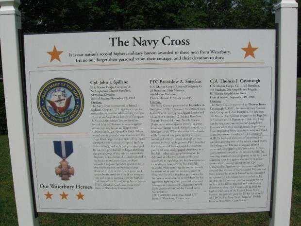 THE NAVY CROSS MEMORIAL MARKER
