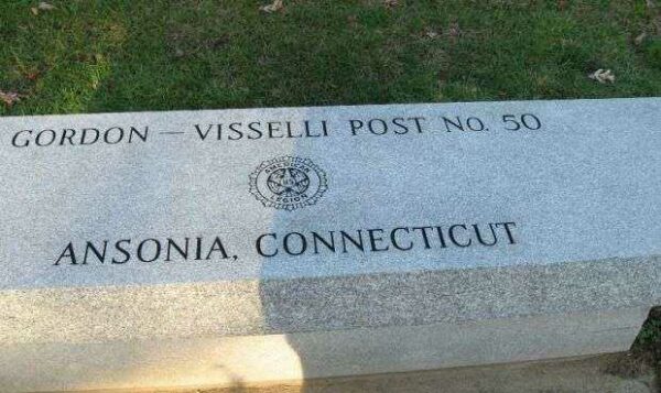 GORDON-VISSELLI POST NO. 50 MEMORIAL BENCH