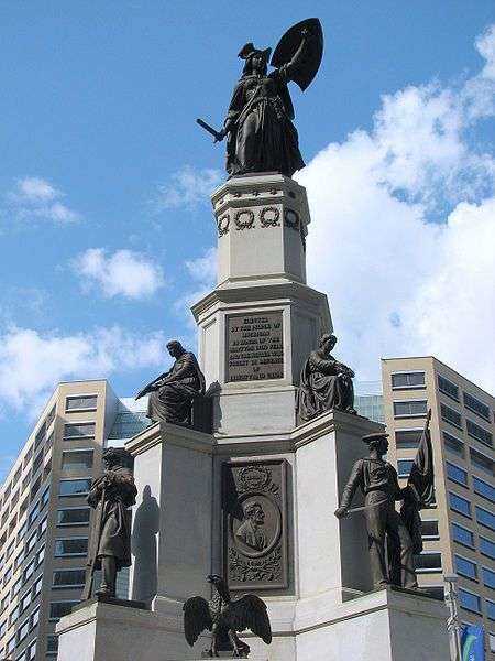 THE MICHIGAN SOLDIERS’ AND SAILORS’ MONUMENT