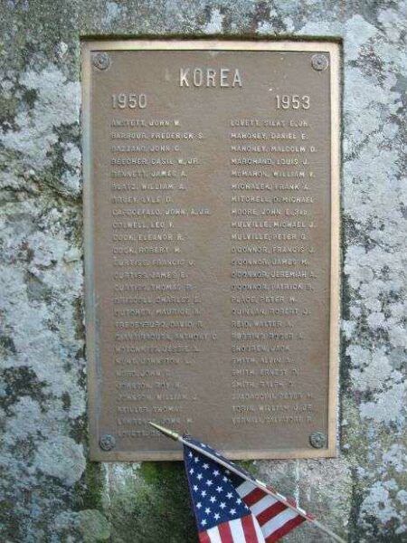 NORFOLK VETERANS MEMORIAL KOREA PLAQUE