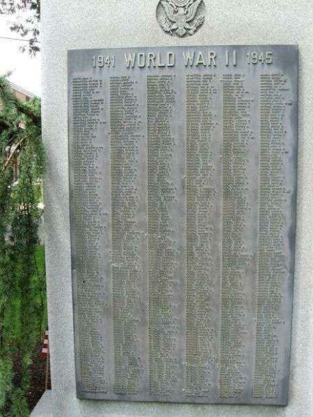 SOUTHINGTON WAR MEMORIAL PLAQUE A