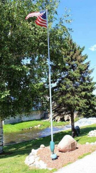 PLYMOUTH WORLD WAR II MEMORIAL FLAGPOLE