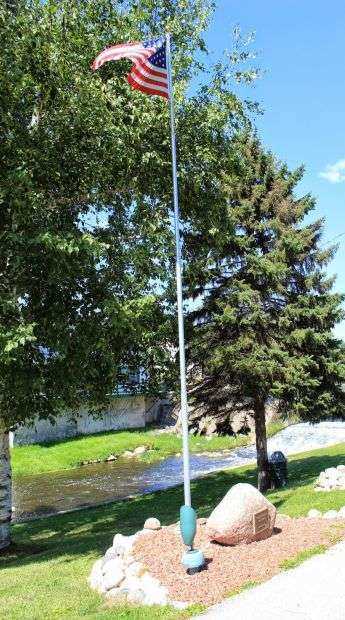 PLYMOUTH WORLD WAR II MEMORIAL FLAGPOLE