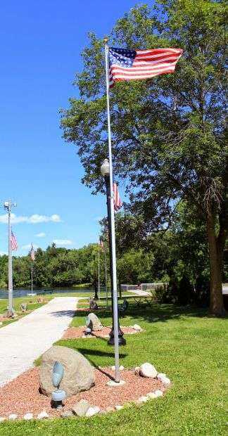 PLYMOUTH AMERICAN CIVIL WAR MEMORIAL FLAGPOLE