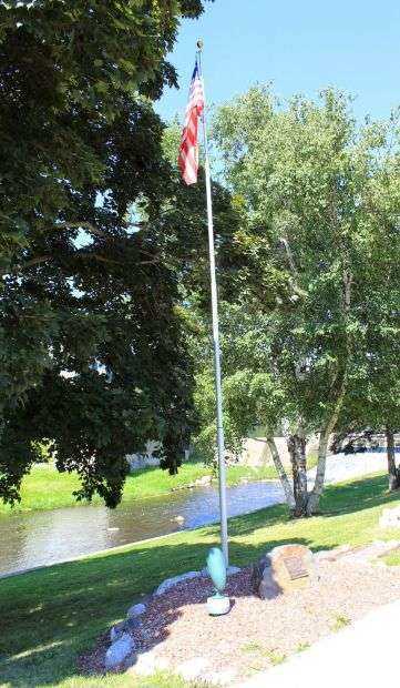 PLYMOUTH MEXICAN AMERICAN WAR MEMORIAL FLAGPOLE