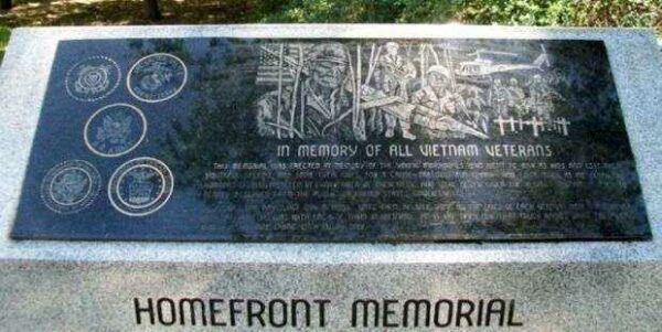 HOMEFRONT MEMORIAL PLAQUE