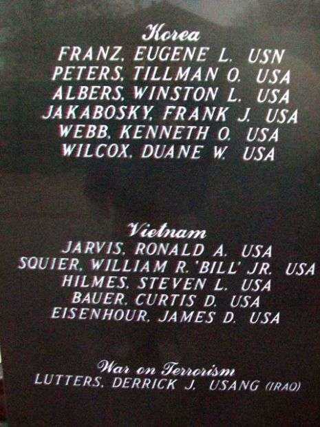 NESS COUNTY VETERANS MEMORIAL HONOR ROLL PANEL C