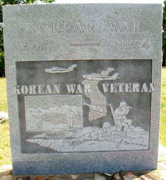 CANEY WAR MEMORIAL KOREAN WAR STONE