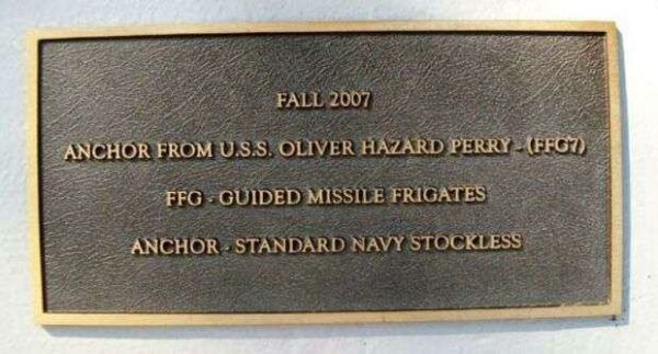 ALL VETERANS MEMORIAL PARK ANCHOR PLAQUE