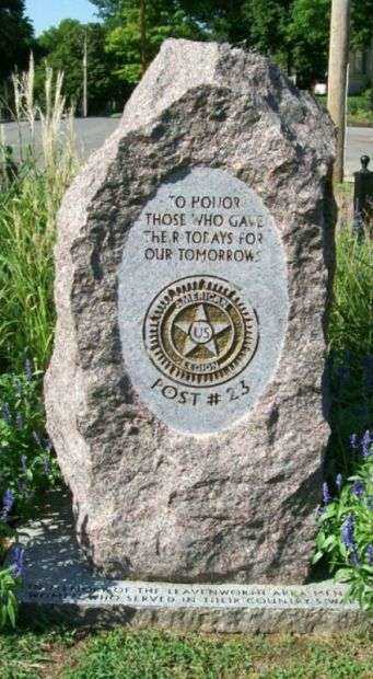 AMERICAN LEGION POST 23 WAR VETERANS MEMORIAL