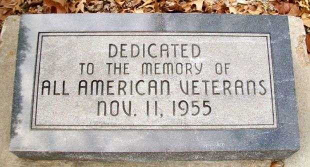 ALL AMERICAN VETERANS MEMORIAL FLAGPOLE STONE