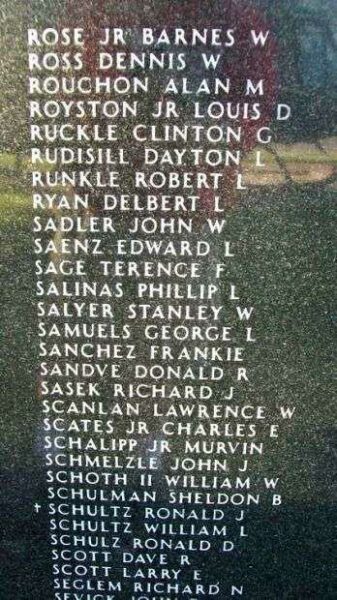 KANSAS VIETNAM VETERANS MEMORIAL PANEL V