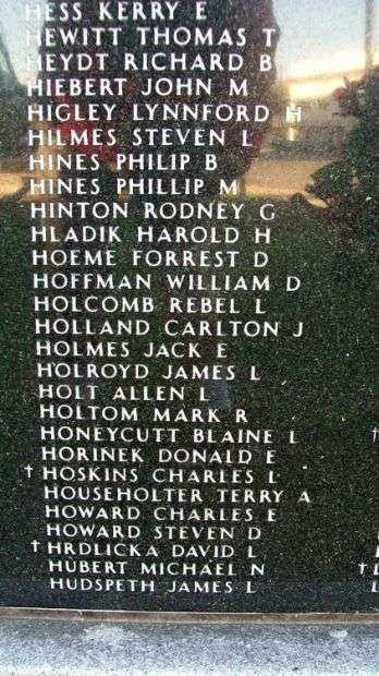 KANSAS VIETNAM VETERANS MEMORIAL PANEL K