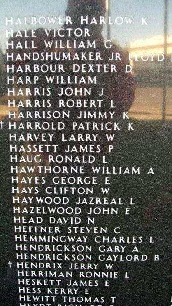 KANSAS VIETNAM VETERANS MEMORIAL PANEL J
