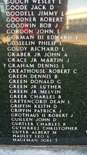 KANSAS VIETNAM VETERANS MEMORIAL PANEL I