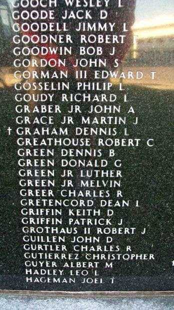 KANSAS VIETNAM VETERANS MEMORIAL PANEL I