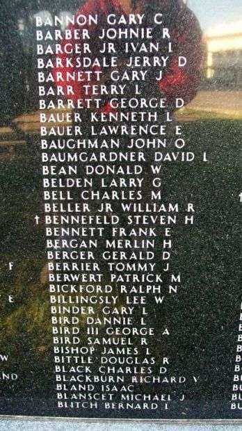 KANSAS VIETNAM VETERANS MEMORIAL PANEL B