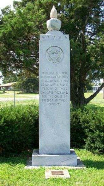PLEASANT HILL CEMETERY WORLD WARS MEMORIAL