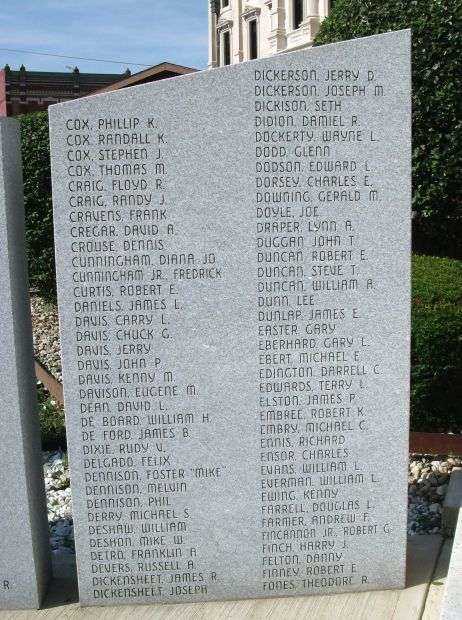 GRANT COUNTY VIETNAM WAR MEMORIAL STONE B