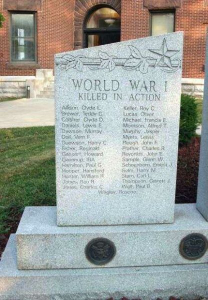 FAYETTE COUNTY VETERANS MEMORIAL STONE A