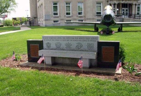 CLAY COUNTY VIETNAM WAR MEMORIAL BENCH